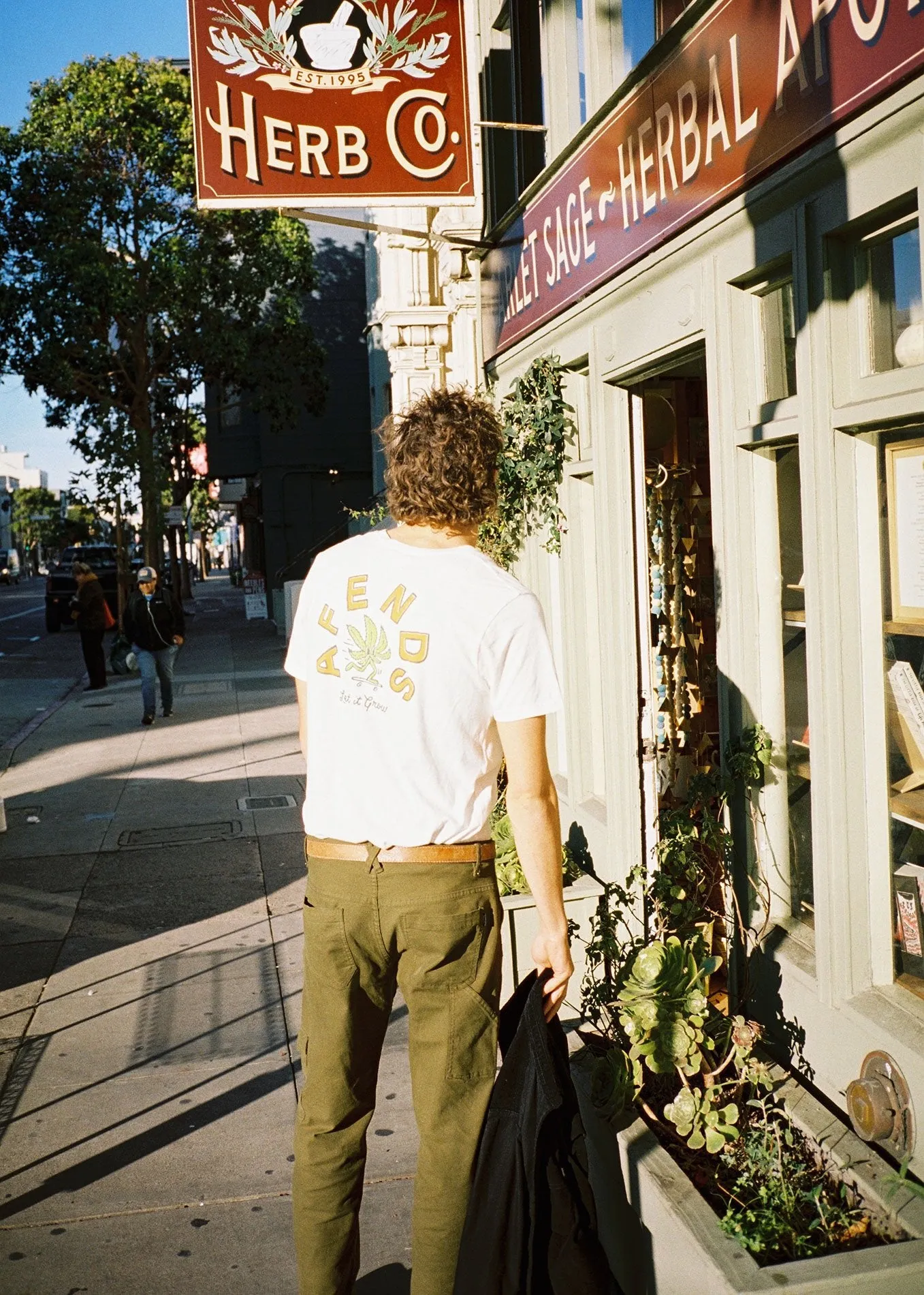 Afends Mens Let It Grow - Hemp Standard Fit Tee