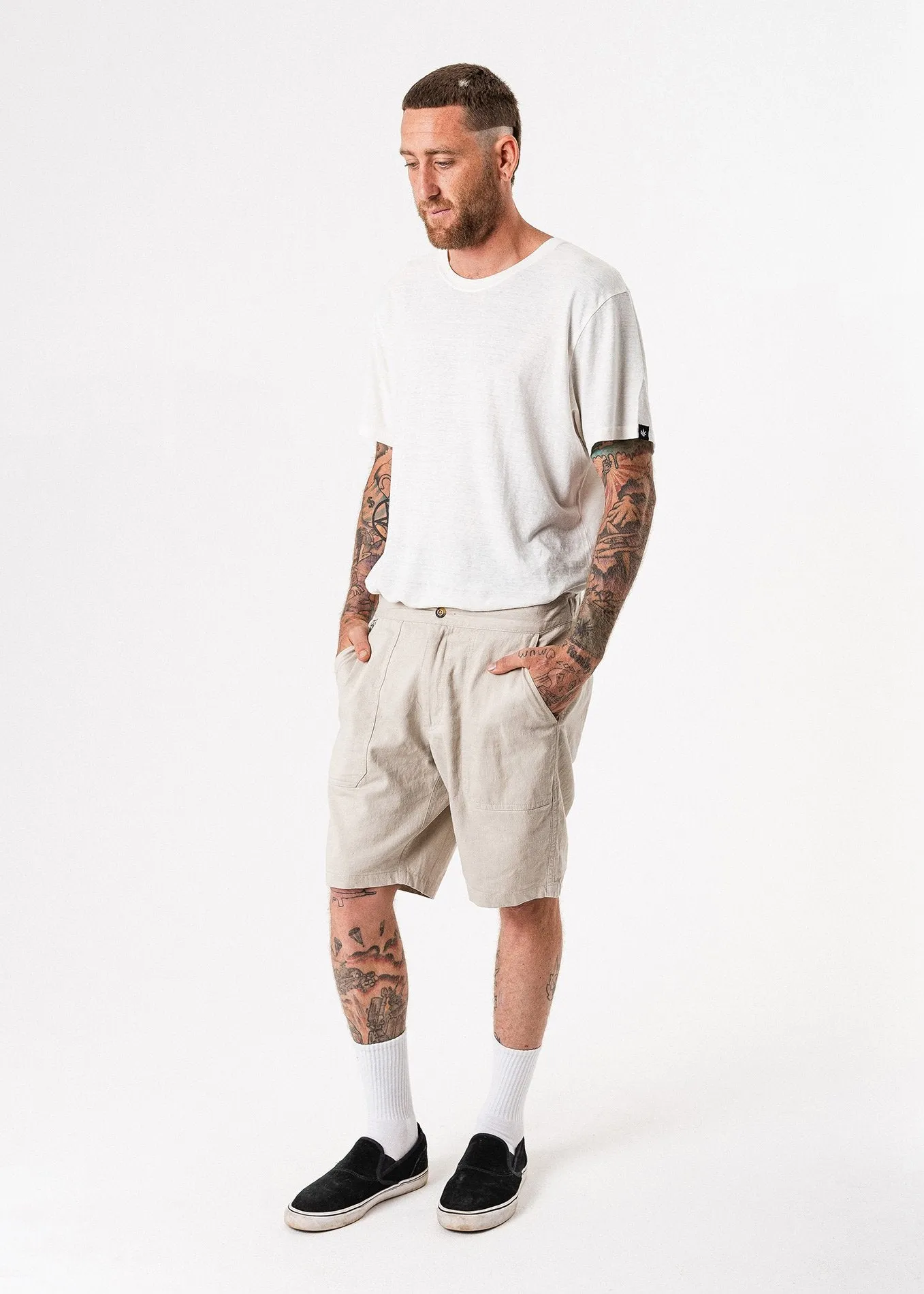 Afends Mens Mind Trip - Hemp Walkshort