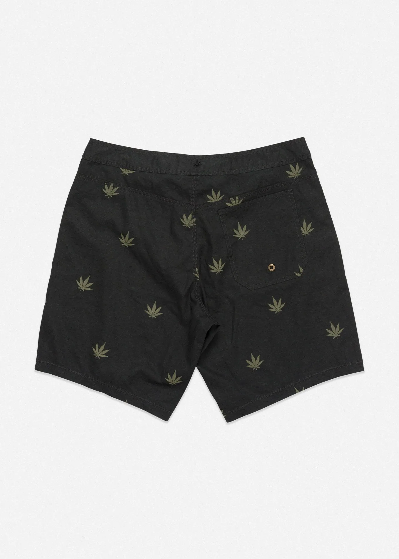Afends Mens Nimbin - Hemp Fixed Waist Boardshort