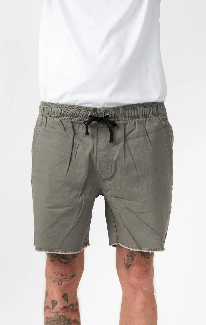 Afends Mens Pint - Elastic Waist Walkshort