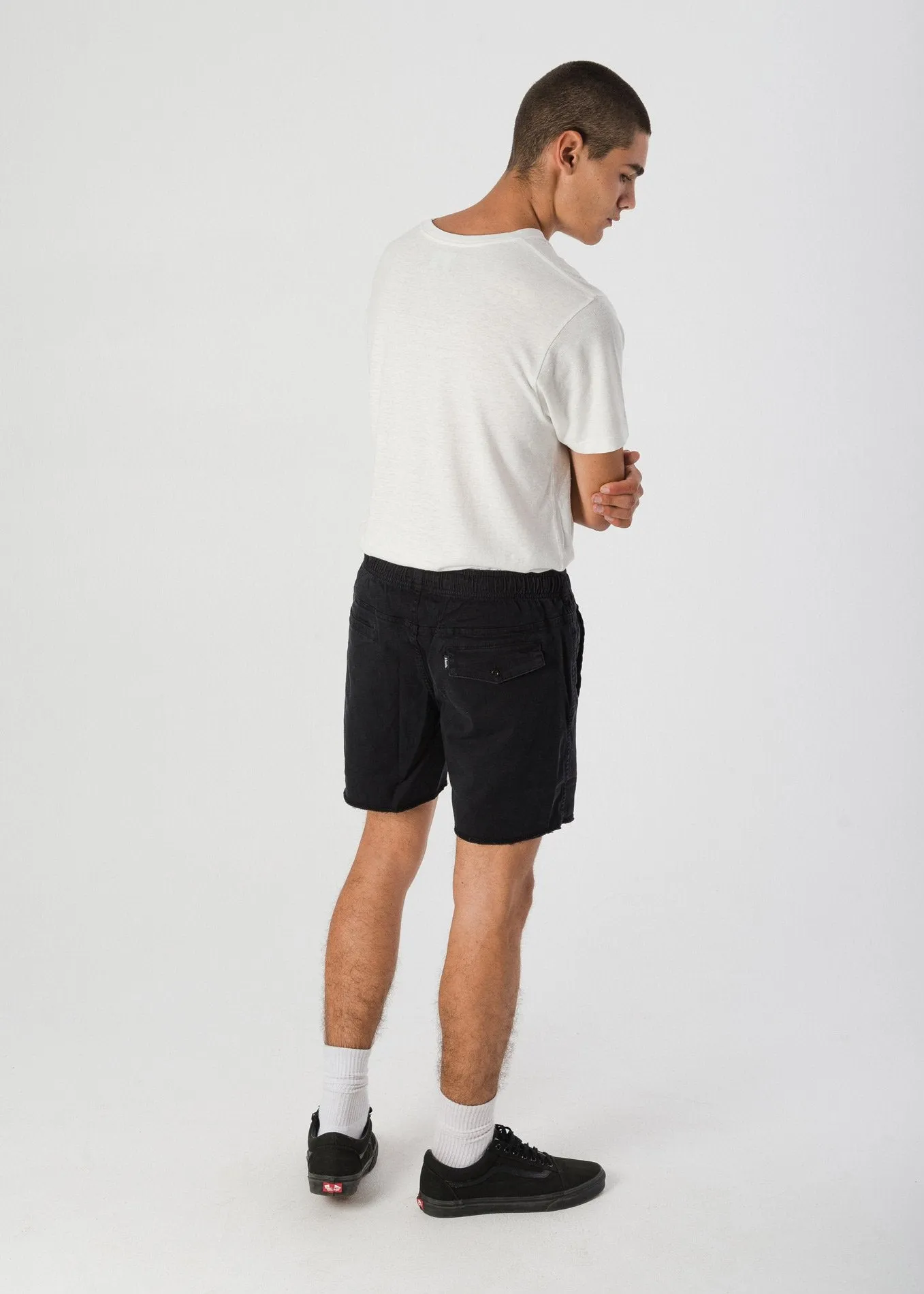 Afends Mens Pint - Elastic Waist Walkshort