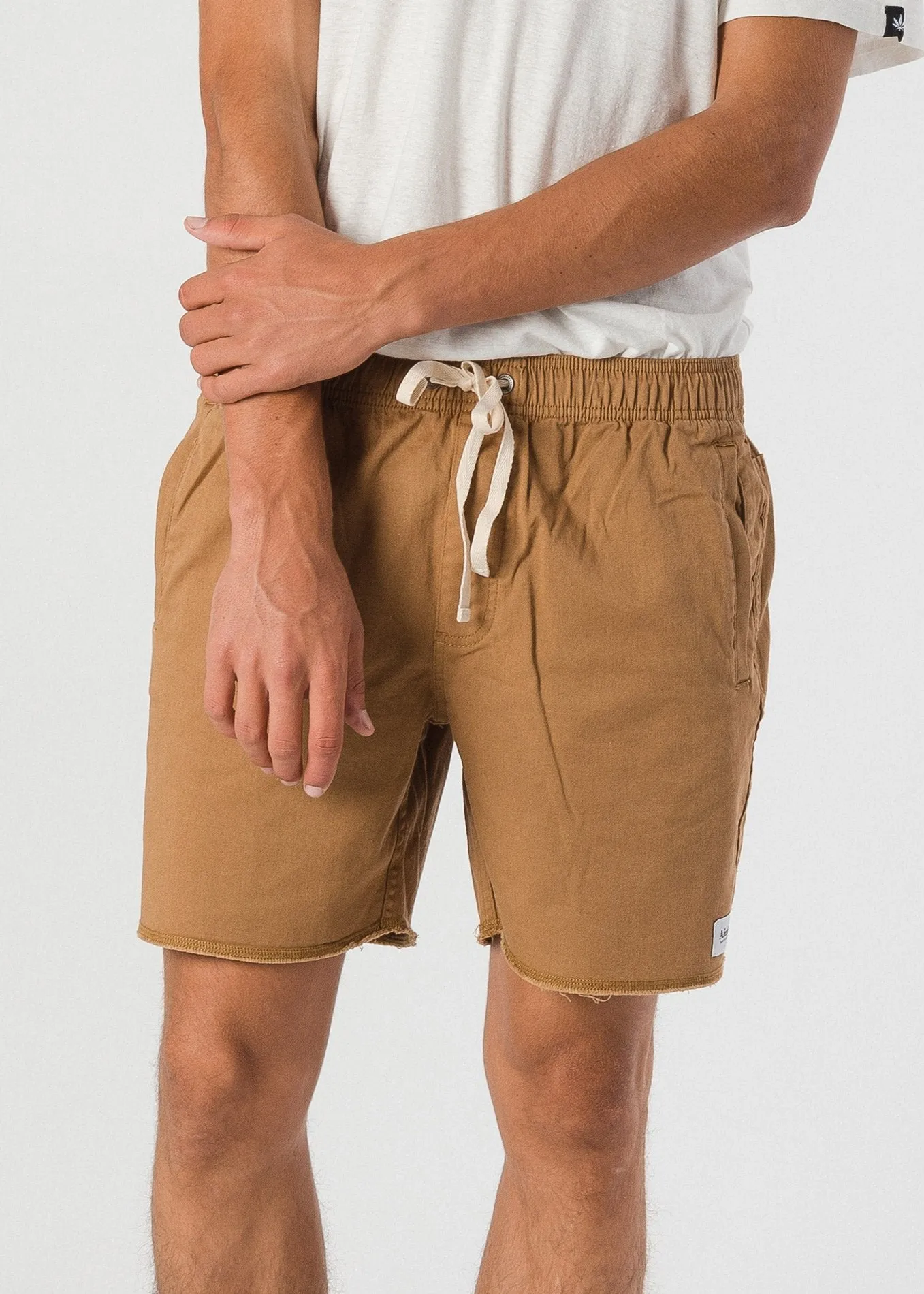 Afends Mens Pint - Elastic Waist Walkshort