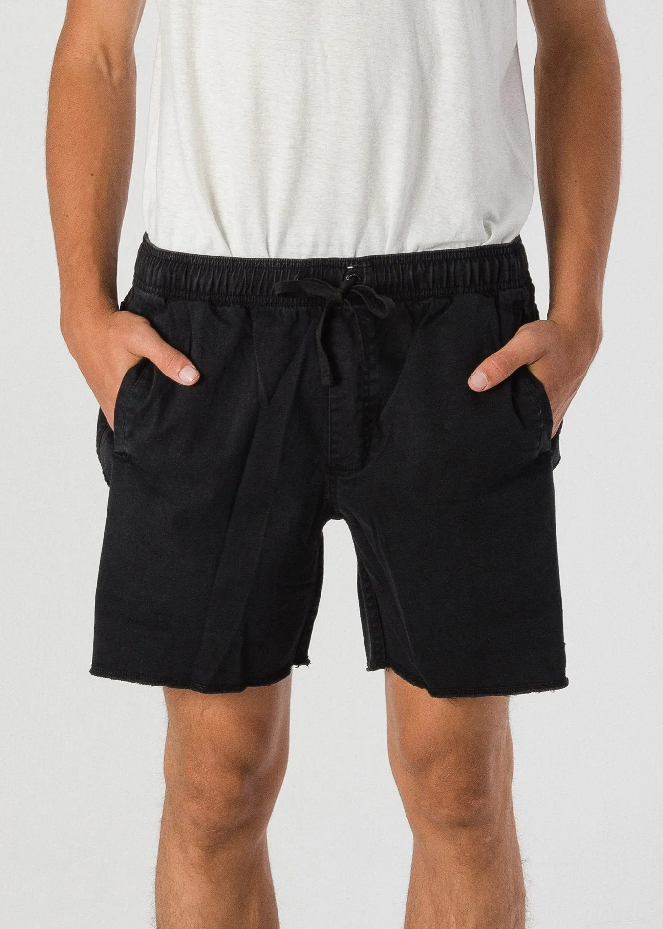 Afends Mens Pint - Elastic Waist Walkshort