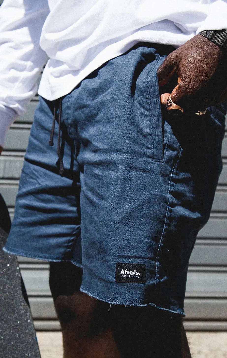 Afends Mens Pint - Elastic Waist Walkshort
