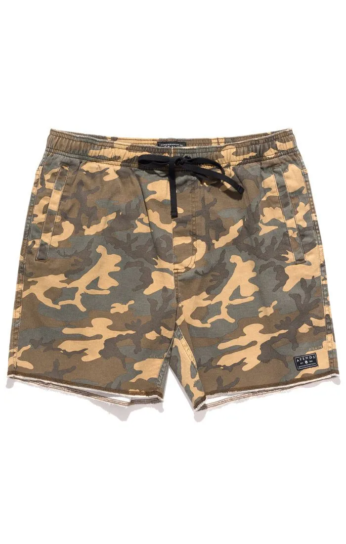 Afends Mens Pint - Elastic Waist Walkshort