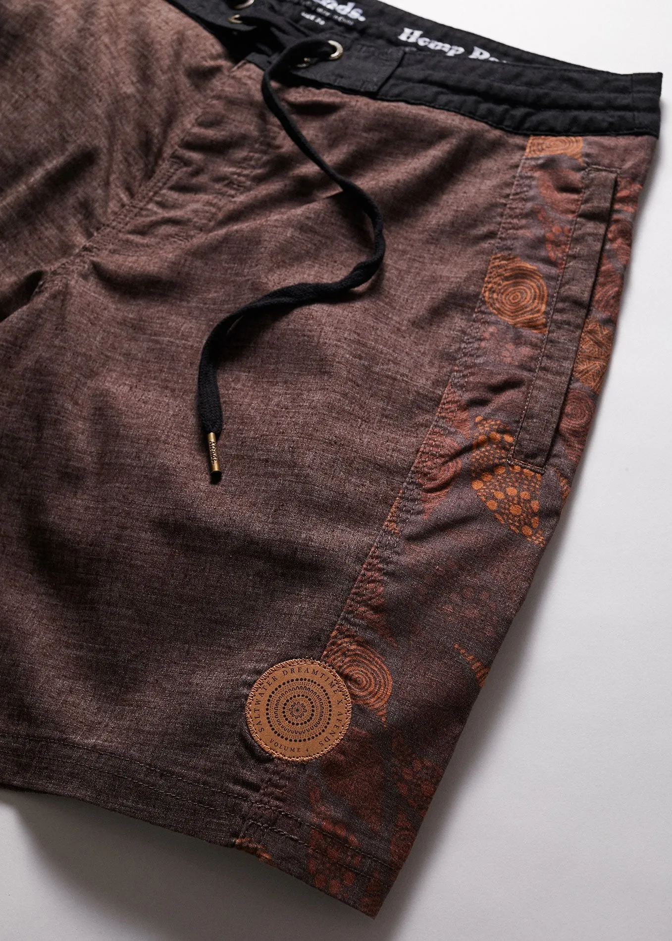 Afends Mens Saltwater Dreamtime Vol 4 - Hemp Fixed Boardshort - Multi