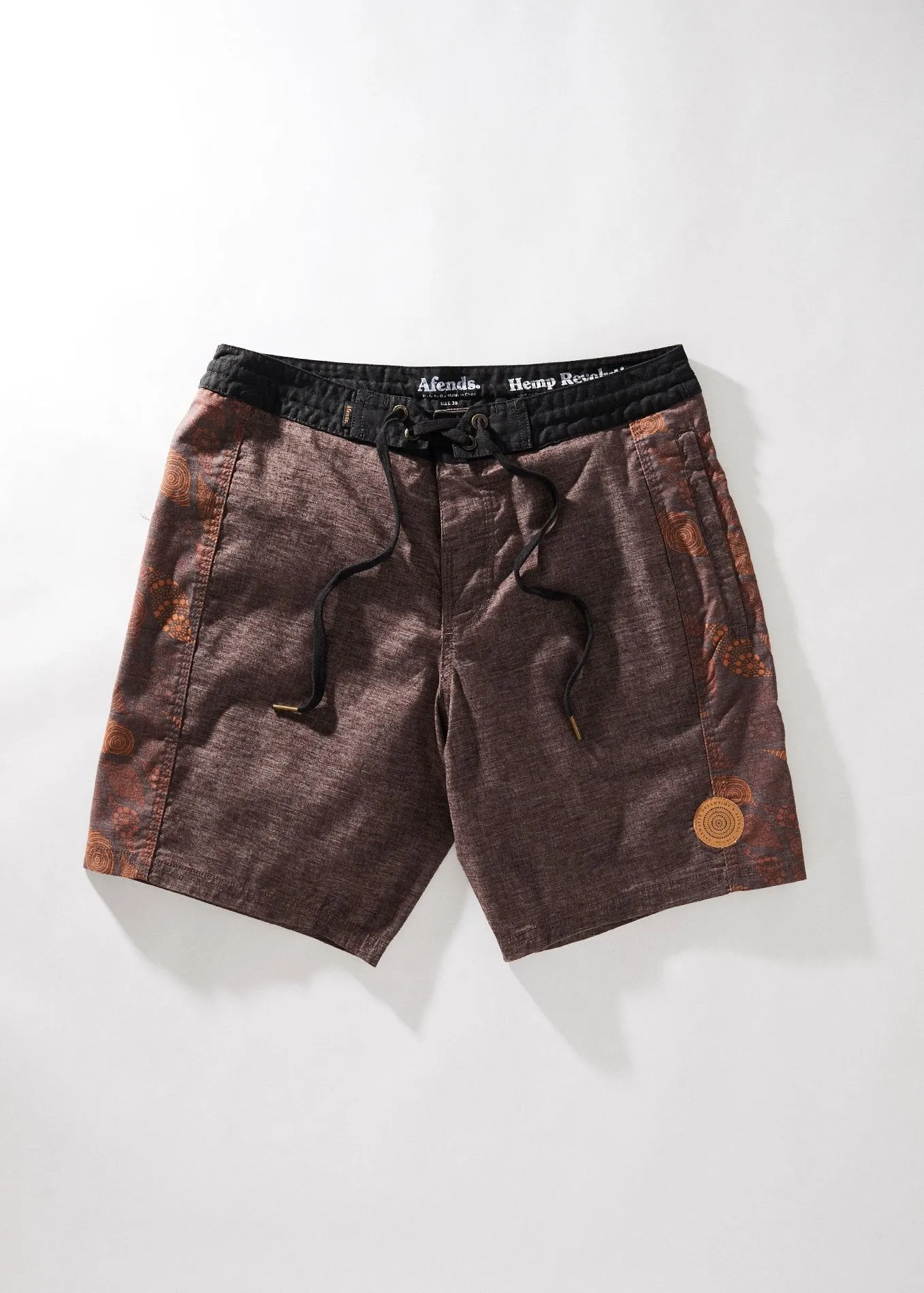 Afends Mens Saltwater Dreamtime Vol 4 - Hemp Fixed Boardshort - Multi
