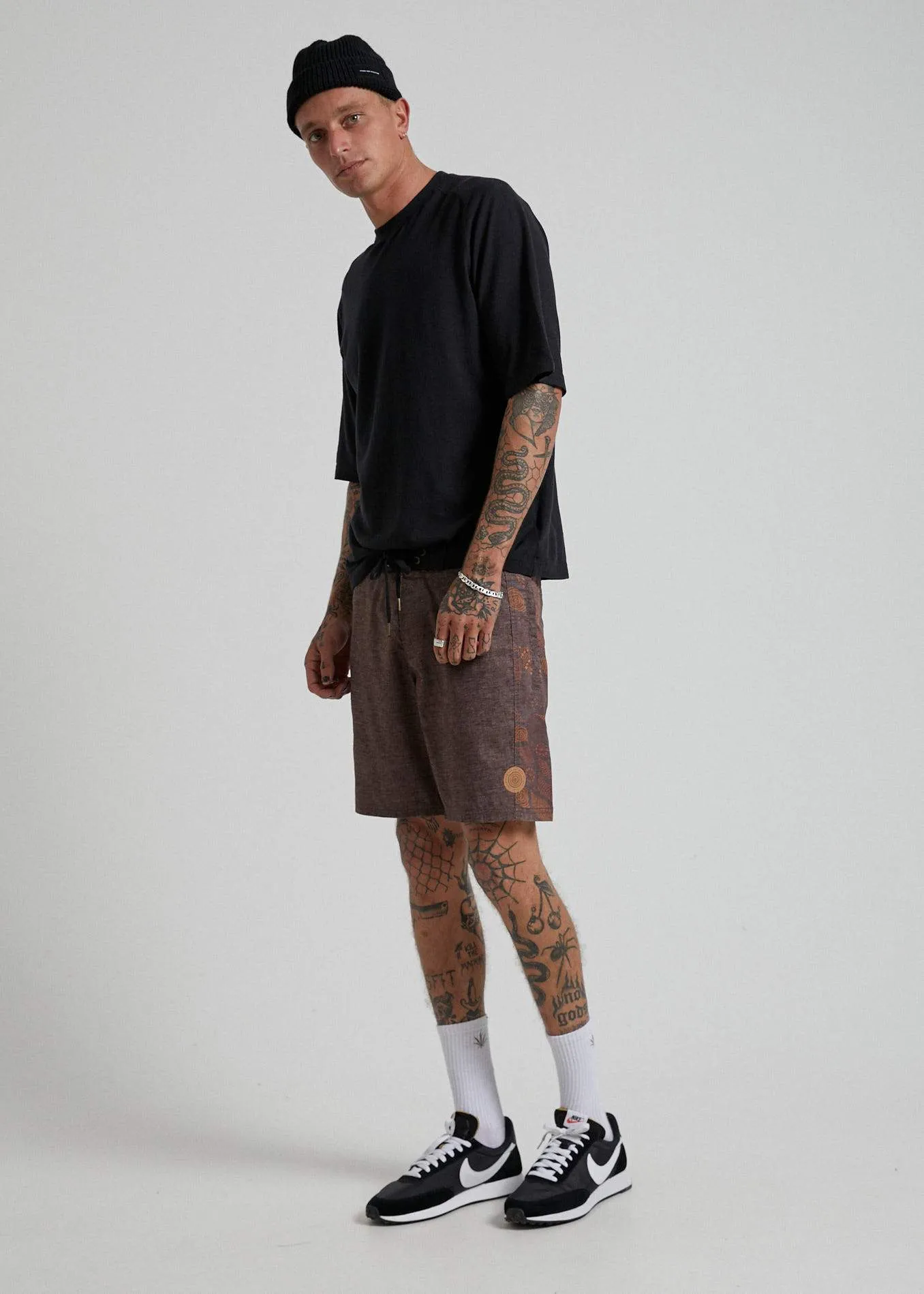 Afends Mens Saltwater Dreamtime Vol 4 - Hemp Fixed Boardshort - Multi