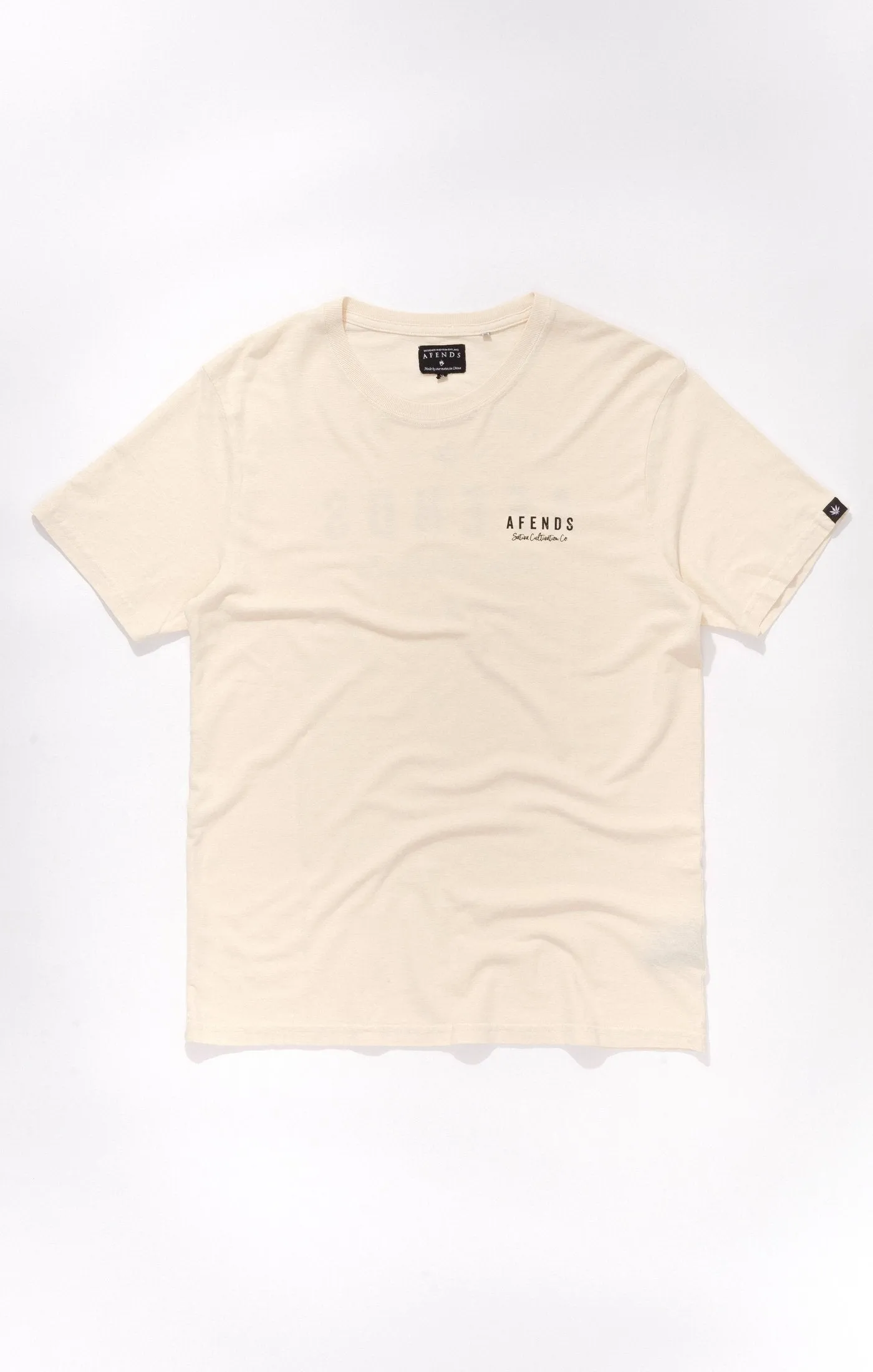 Afends Mens Sativa Co - Hemp Standard Fit Tee