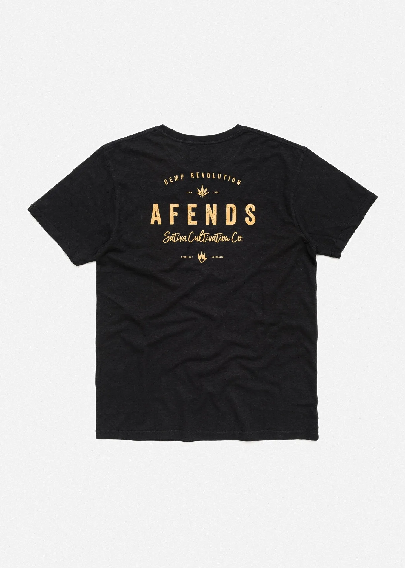 Afends Mens Sativa Co - Hemp Standard Fit Tee