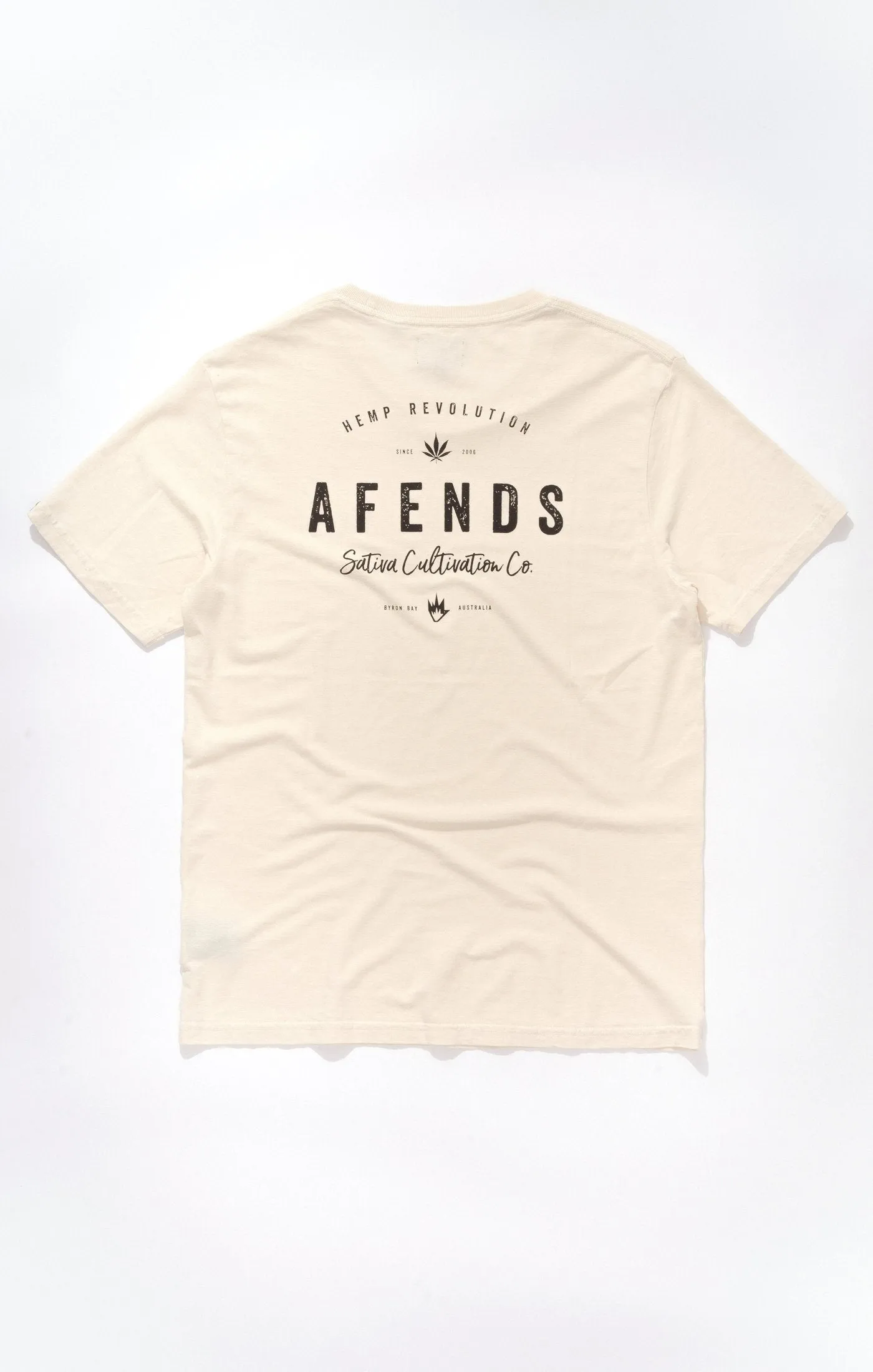 Afends Mens Sativa Co - Hemp Standard Fit Tee