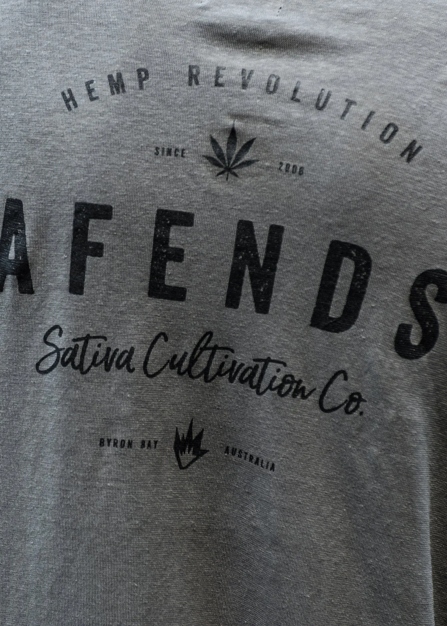 Afends Mens Sativa Co - Hemp Standard Fit Tee