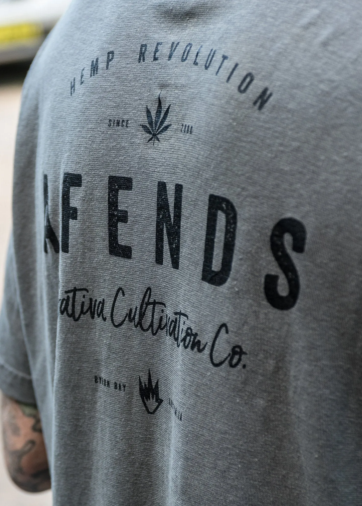 Afends Mens Sativa Co - Hemp Standard Fit Tee