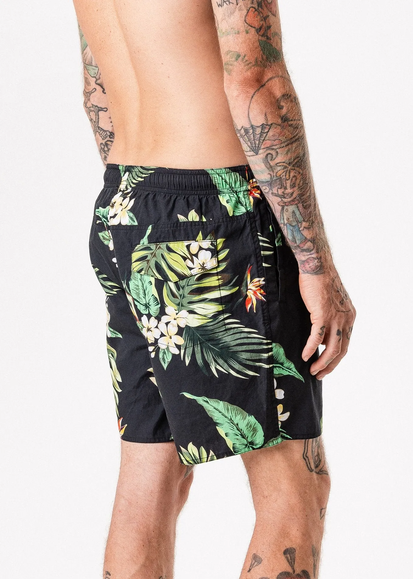Afends Mens Shaka Mahalo - Elastic Waist Boardshort