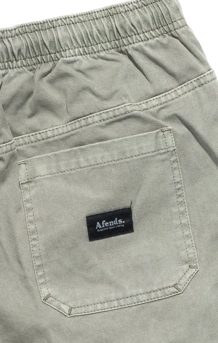 Afends Mens Stein - Elastic Waist Walkshort