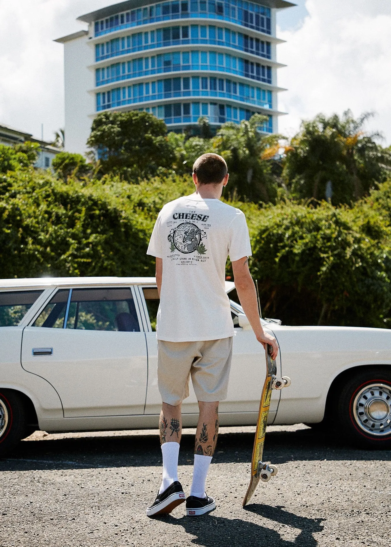 Afends Mens The Cheese - Hemp Standard Fit Tee