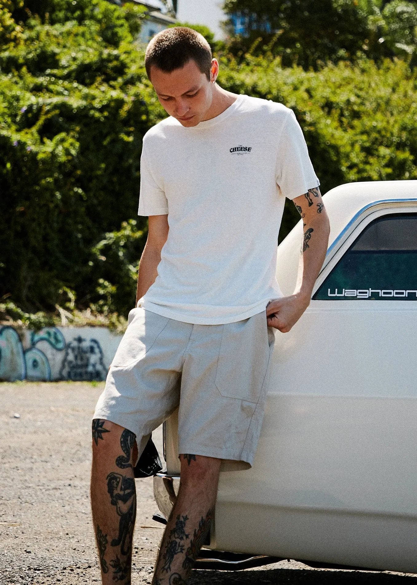Afends Mens The Cheese - Hemp Standard Fit Tee