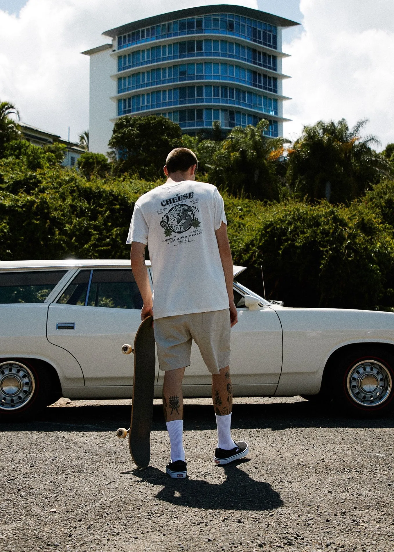 Afends Mens The Cheese - Hemp Standard Fit Tee