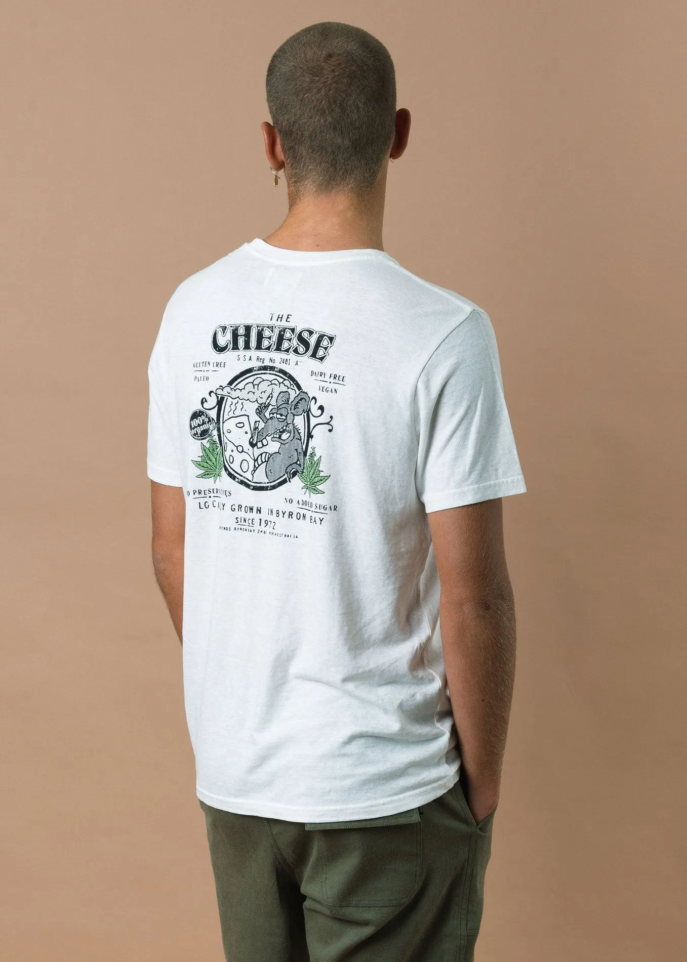Afends Mens The Cheese - Hemp Standard Fit Tee
