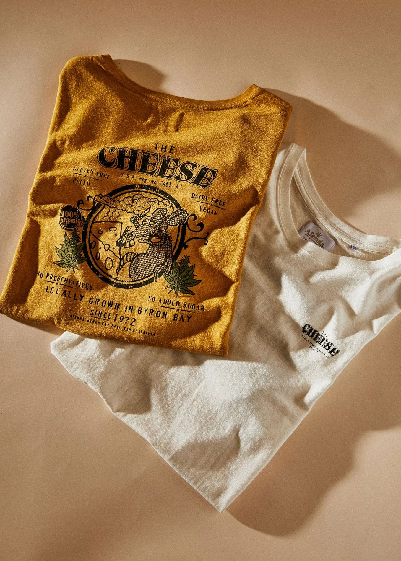 Afends Mens The Cheese - Hemp Standard Fit Tee