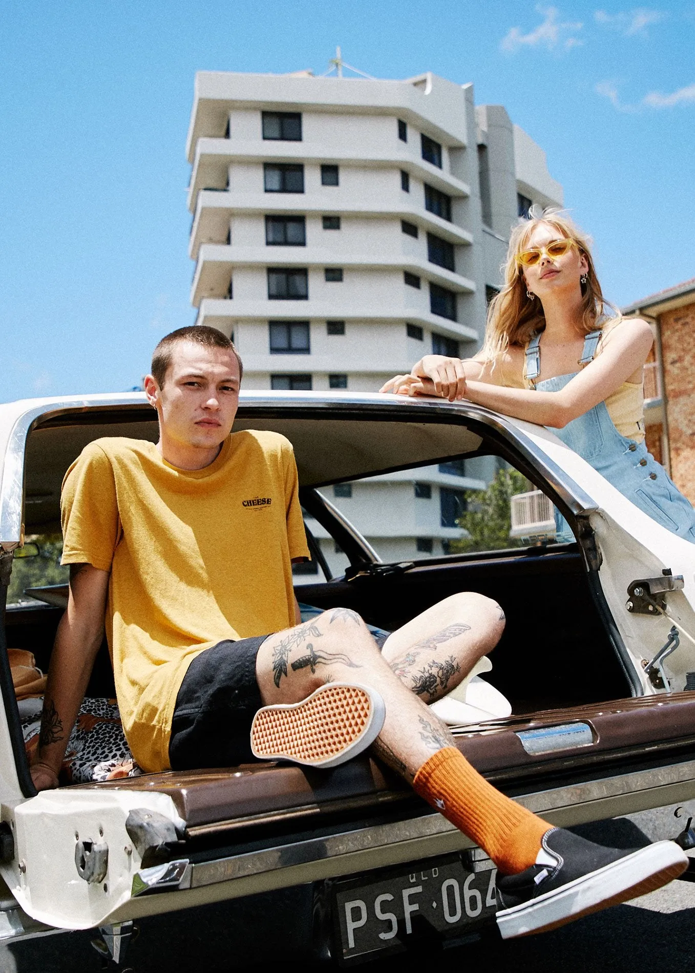 Afends Mens The Cheese - Hemp Standard Fit Tee