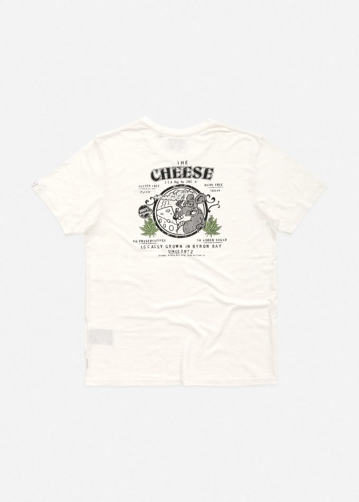 Afends Mens The Cheese - Hemp Standard Fit Tee