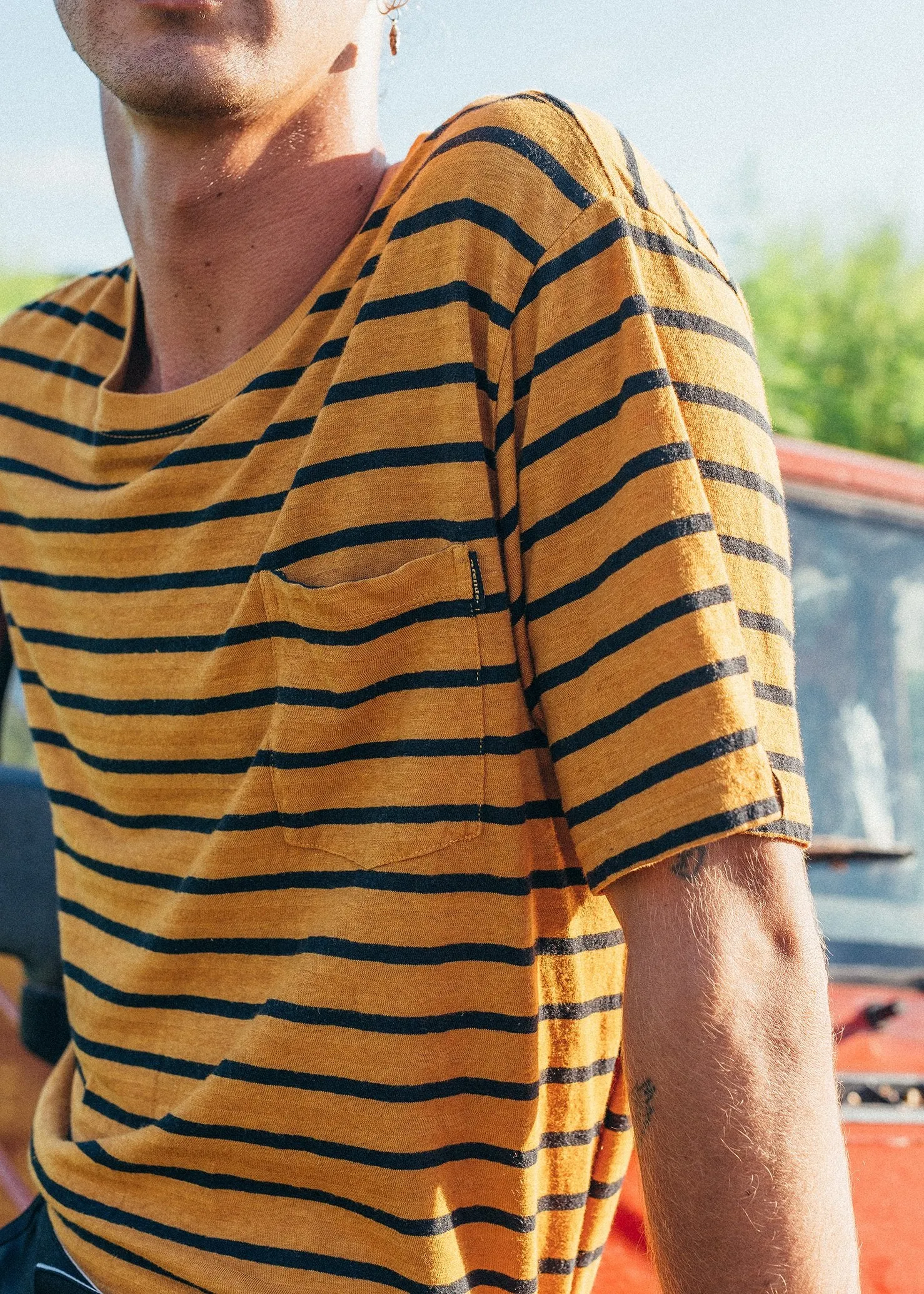 Afends Mens Turn Off - Hemp Standard Fit Tee