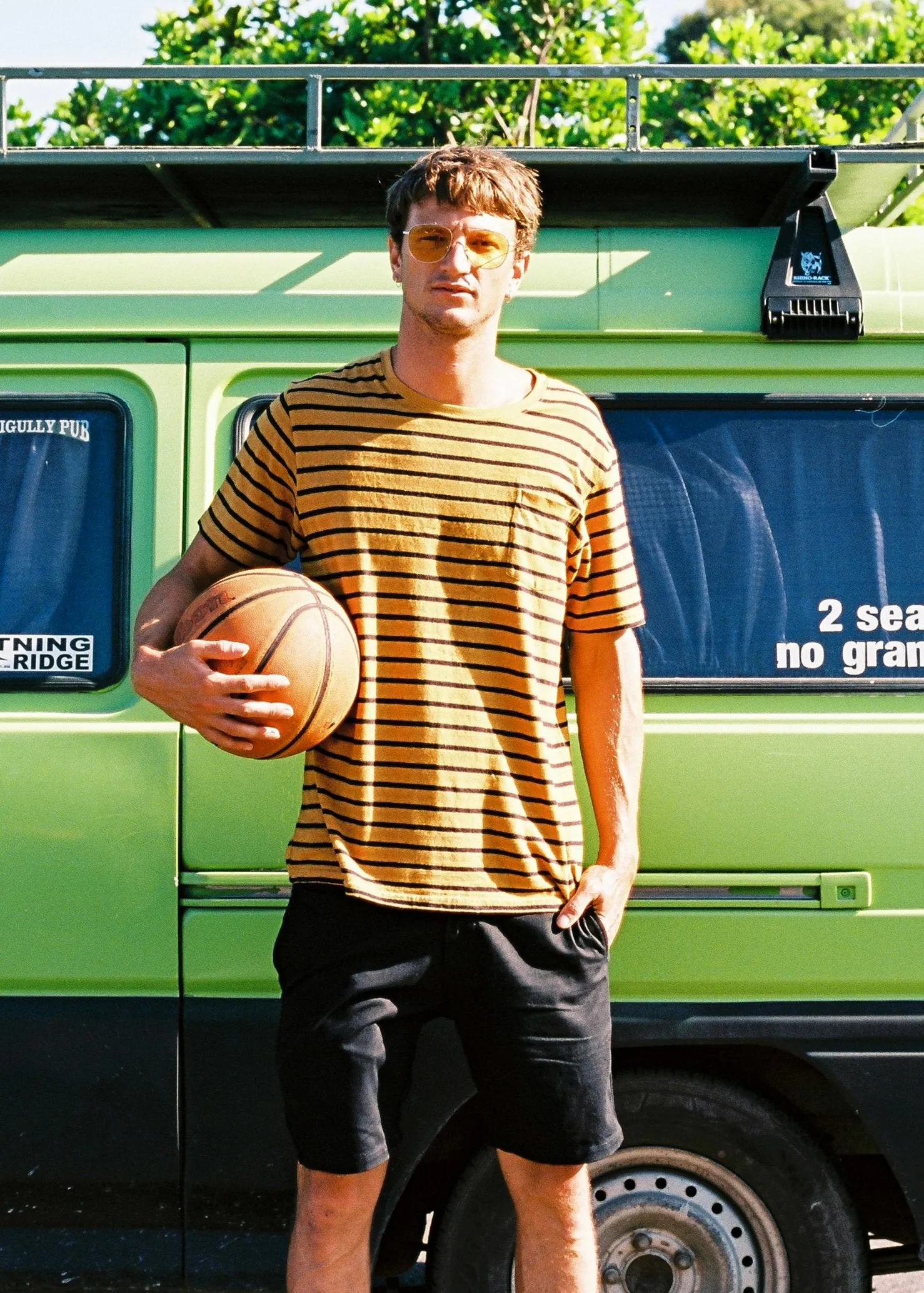 Afends Mens Turn Off - Hemp Standard Fit Tee