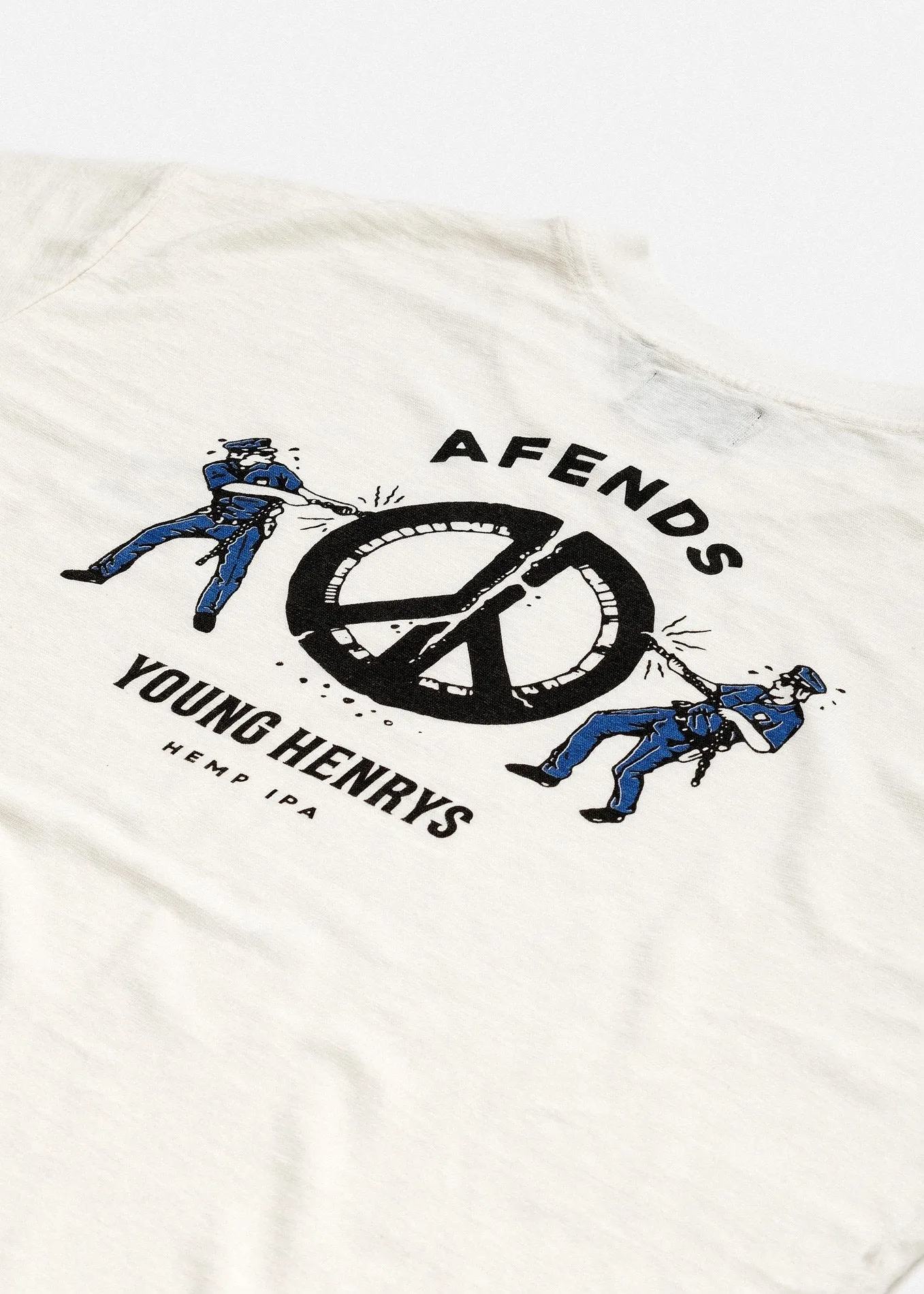 Afends Unisex Fun Police - Hemp Retro Fit Tee