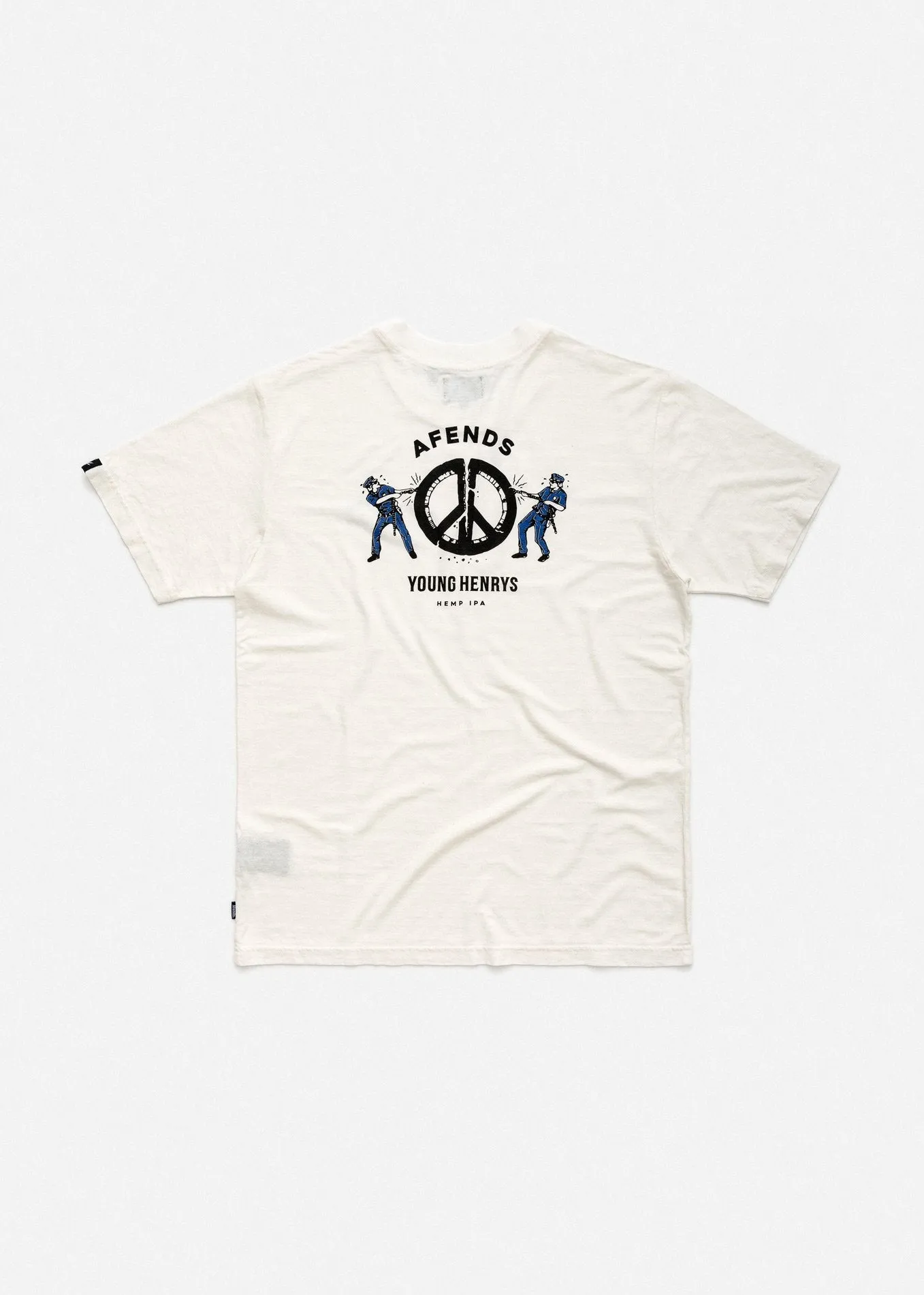 Afends Unisex Fun Police - Hemp Retro Fit Tee