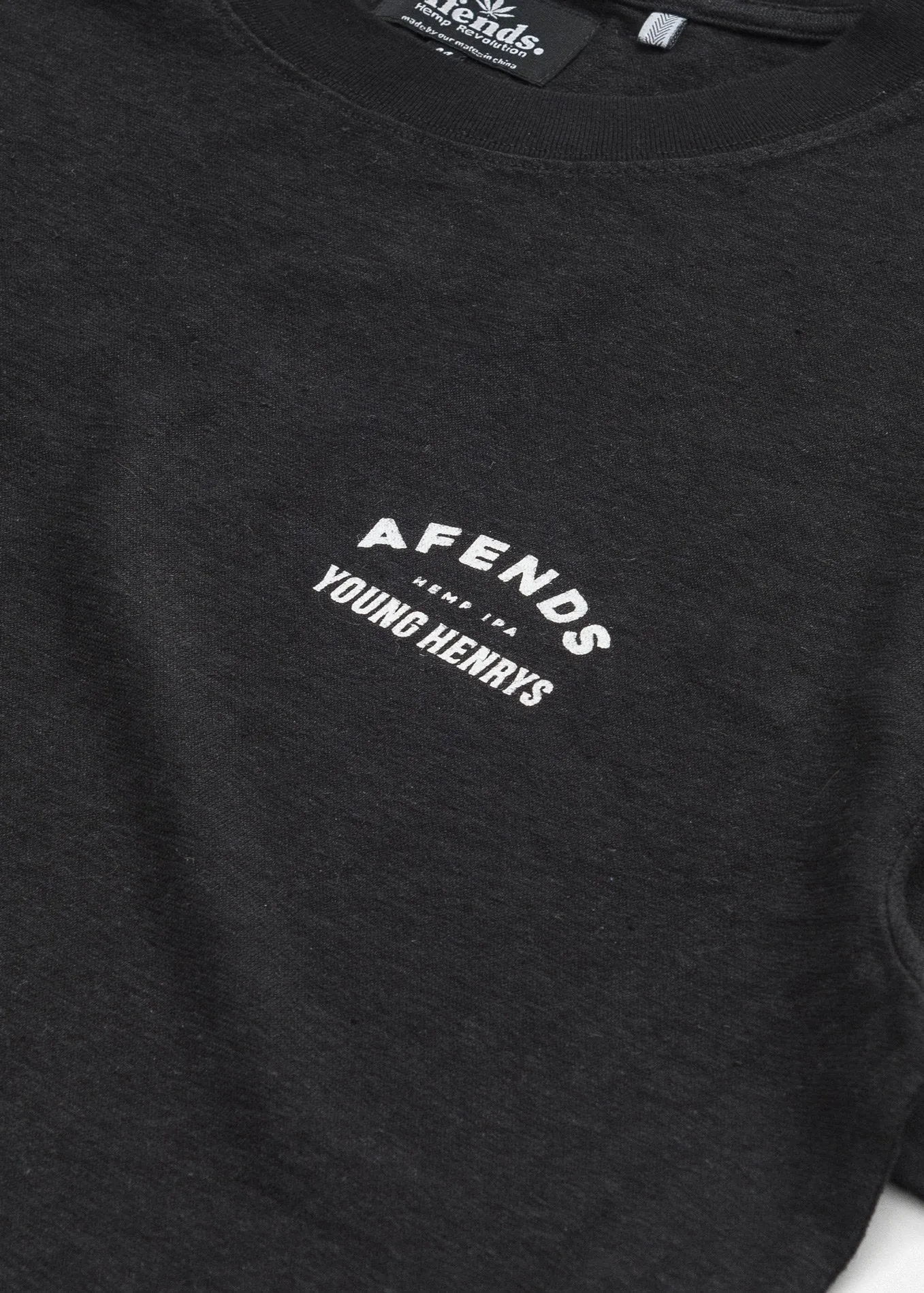 Afends Unisex Fun Police - Hemp Retro Fit Tee