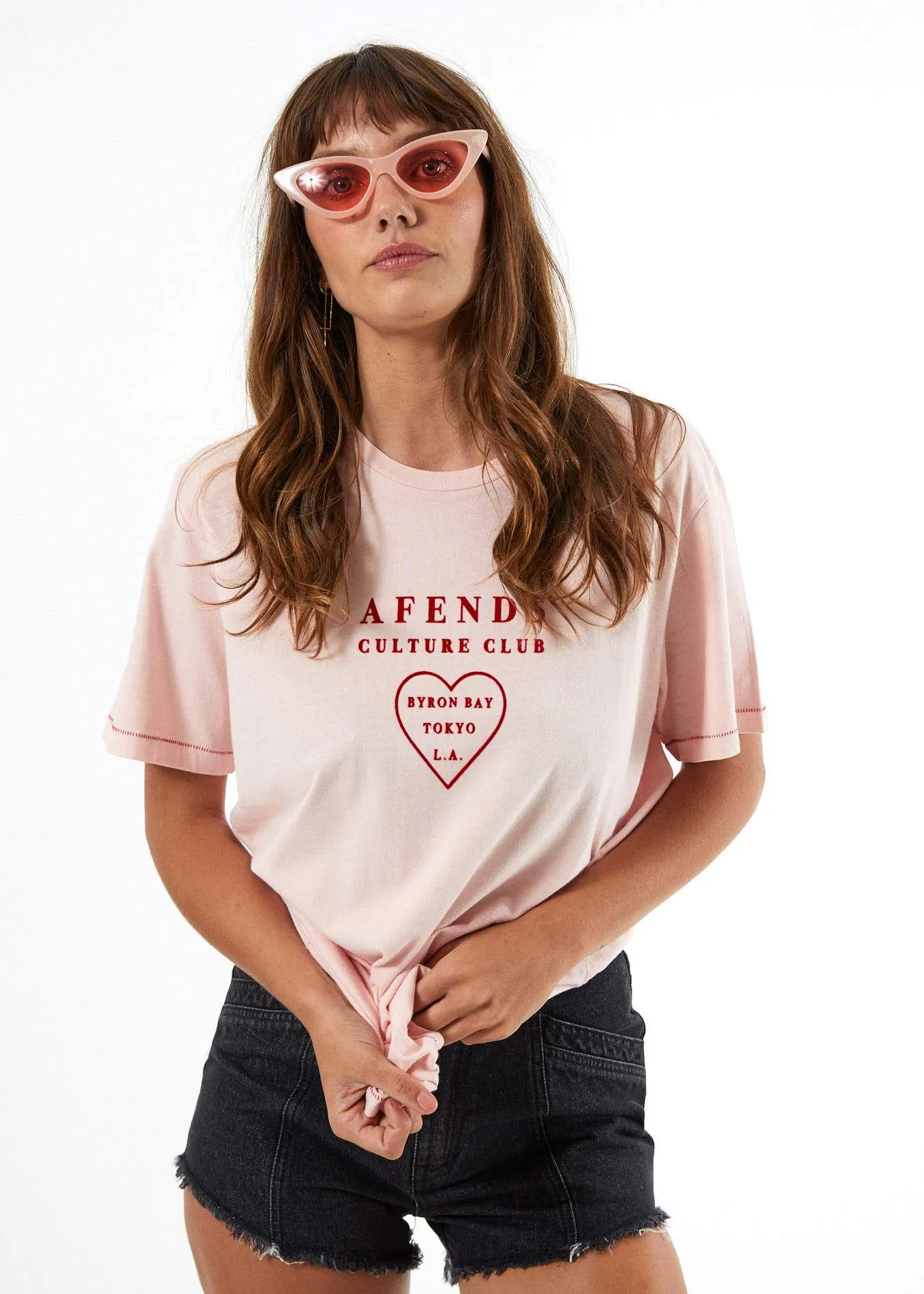 Afends Womens Afends Culture Club - Boyfriend Fit Tee
