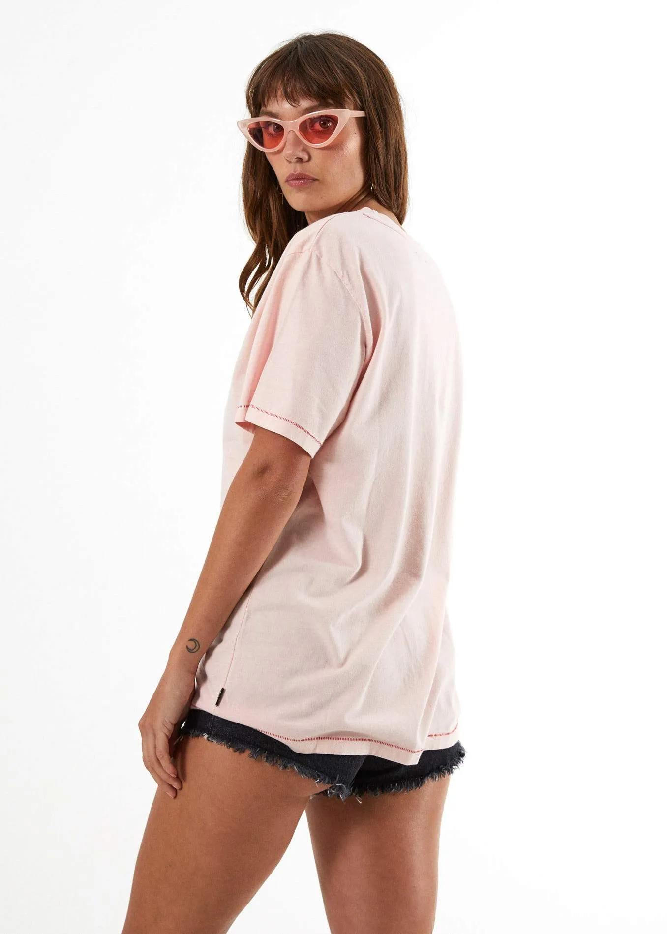 Afends Womens Afends Culture Club - Boyfriend Fit Tee