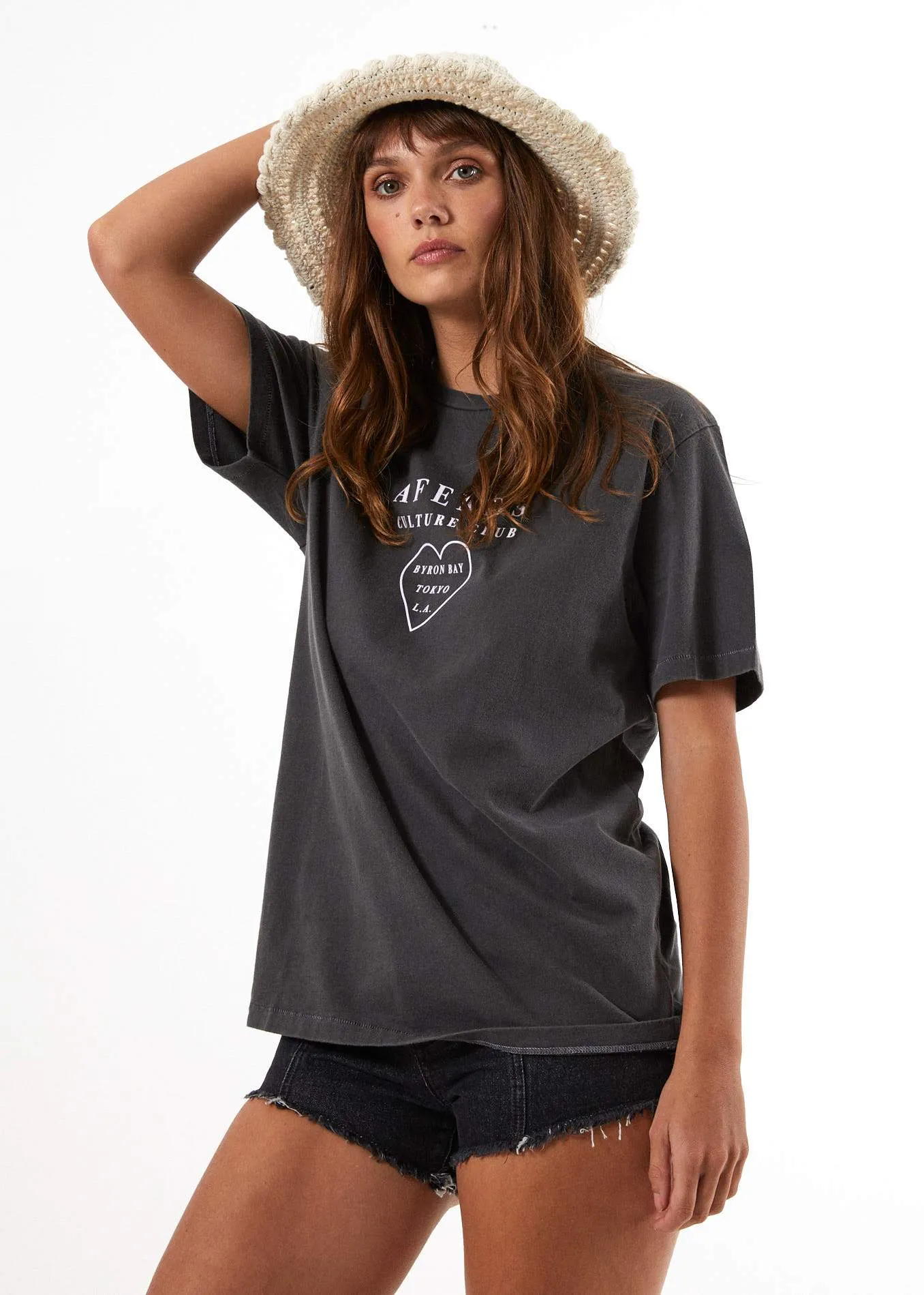 Afends Womens Afends Culture Club - Boyfriend Fit Tee