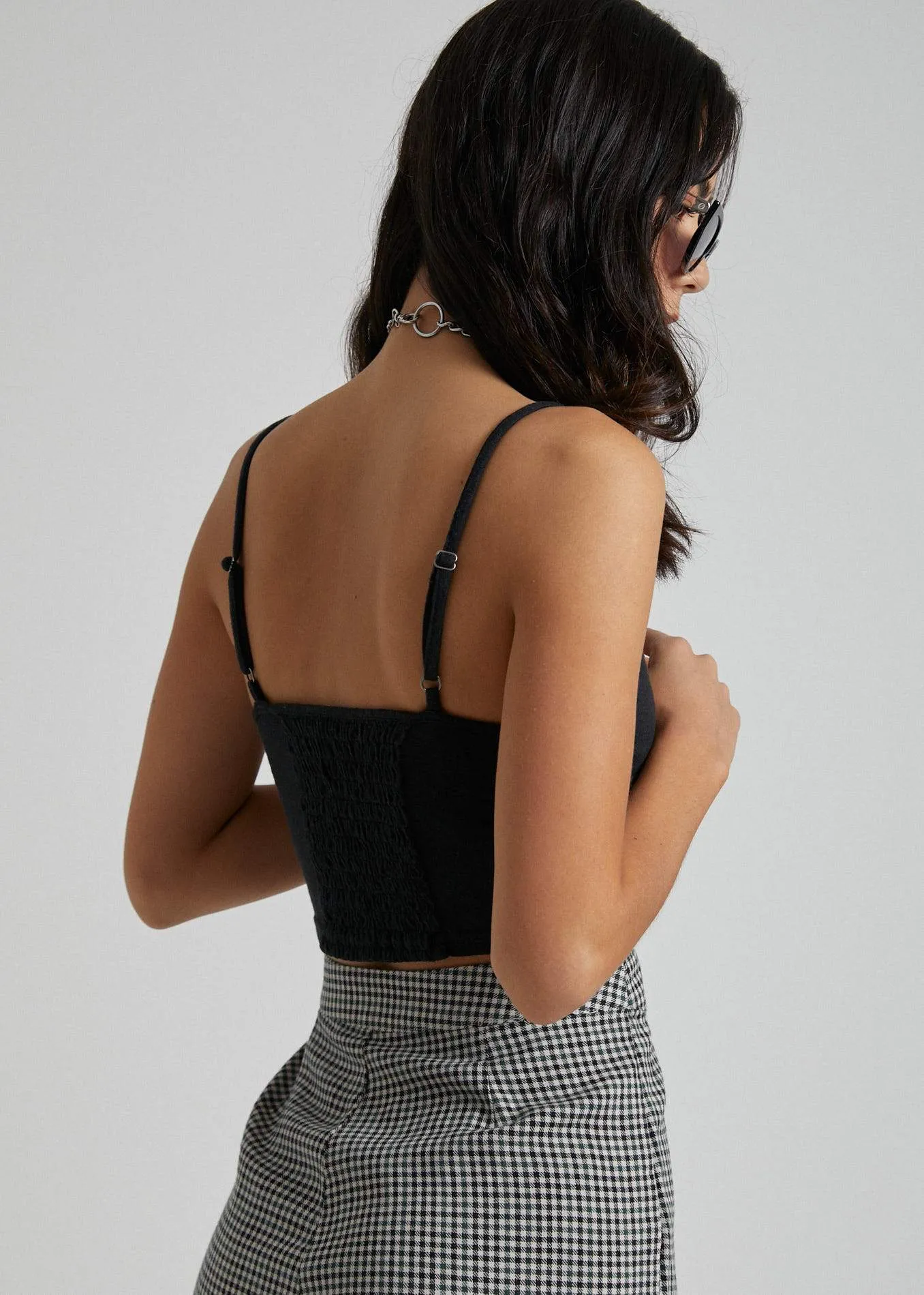 Afends Womens Joey - Hemp Tri Singlet - Black