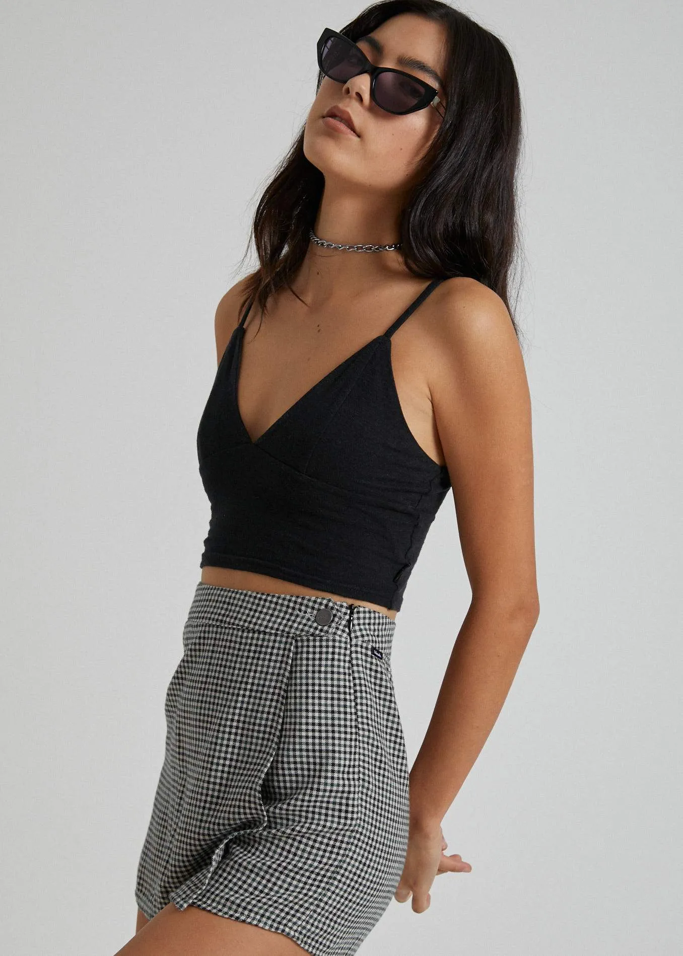 Afends Womens Joey - Hemp Tri Singlet - Black