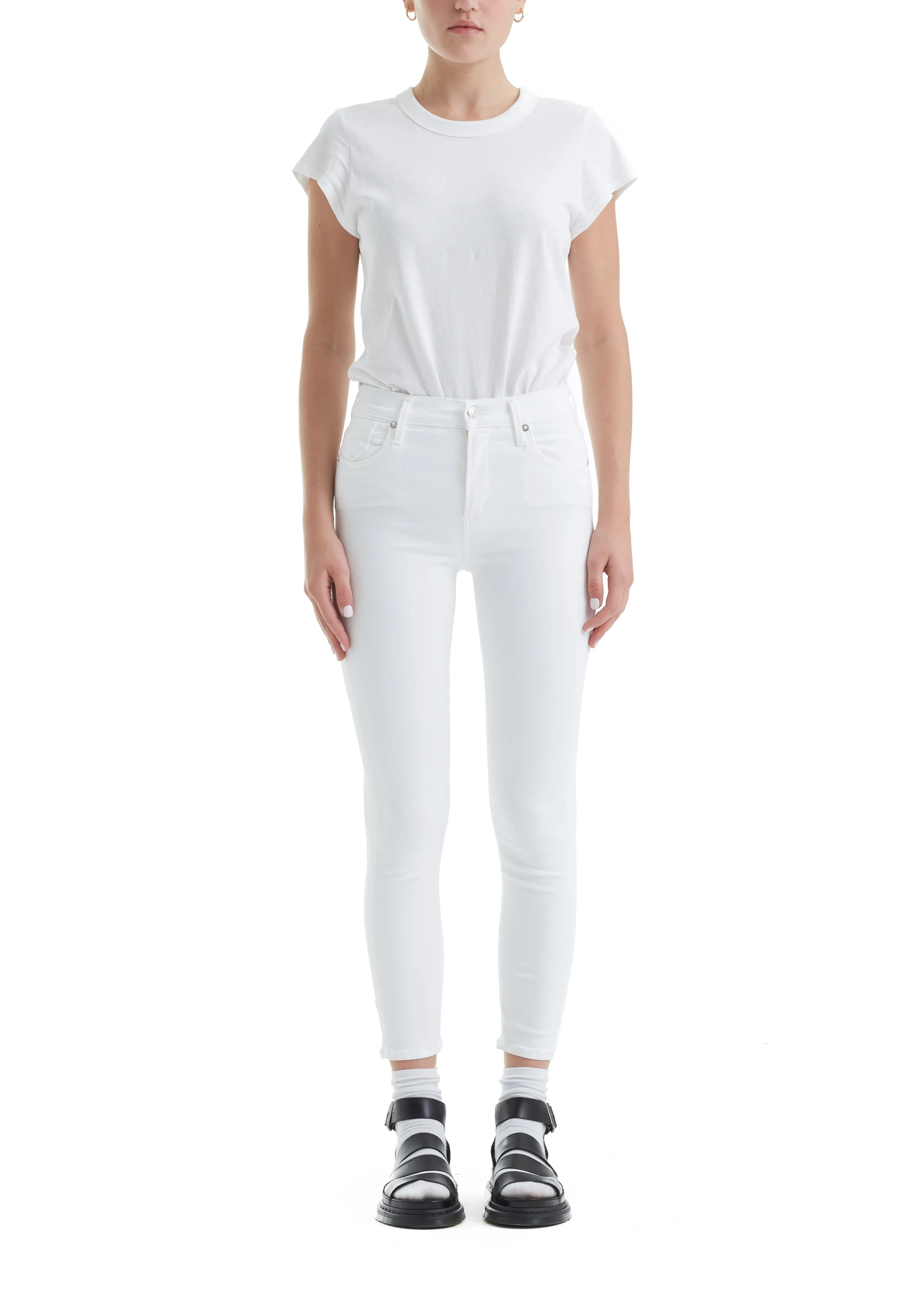AGOLDE - Sophie Crop Hi Rise Skinny in Vixen