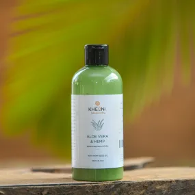 Aloe Vera  & Hemp Moisturizing Lotion With Hemp Seed Oil -  KHEONI