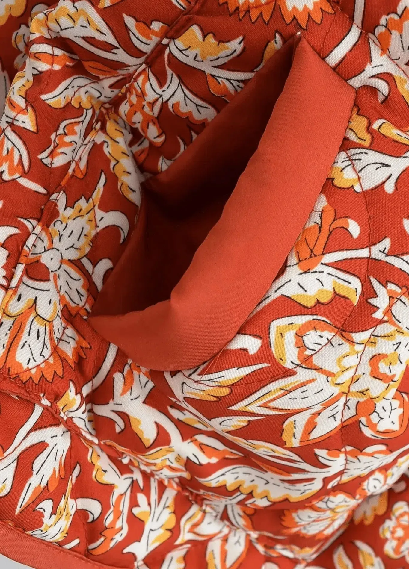 Amaranthe – Floral pattern – Quilted kimono