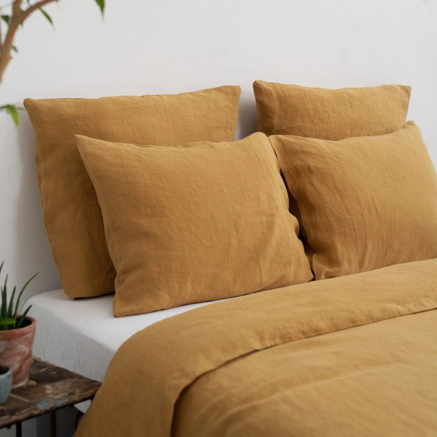 Amber Hemp Duvet Cover Set