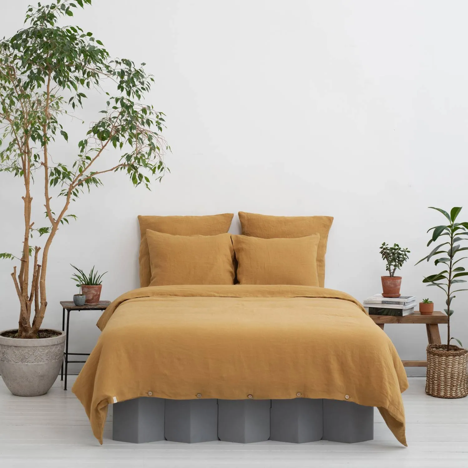 Amber Hemp Duvet Cover Set