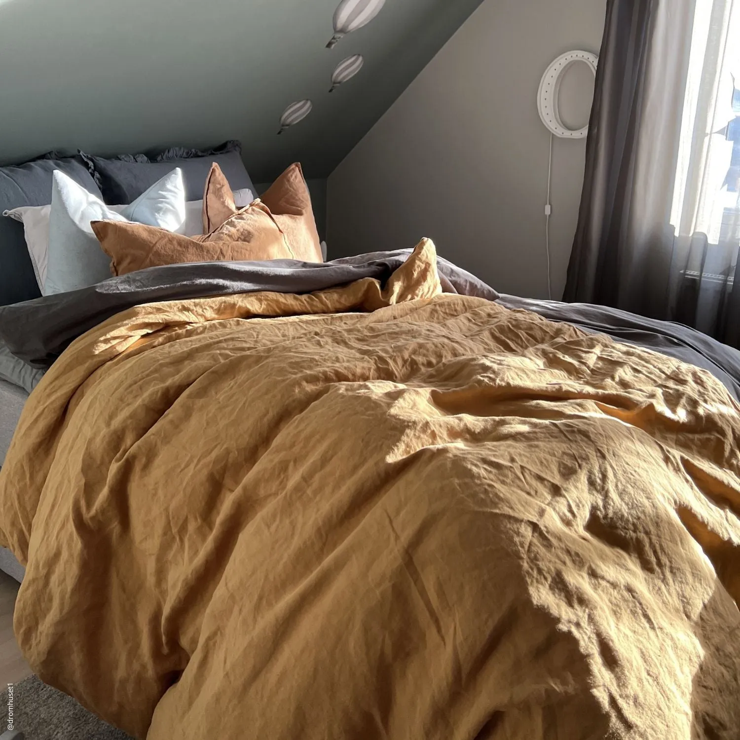 Amber Hemp Duvet Cover Set