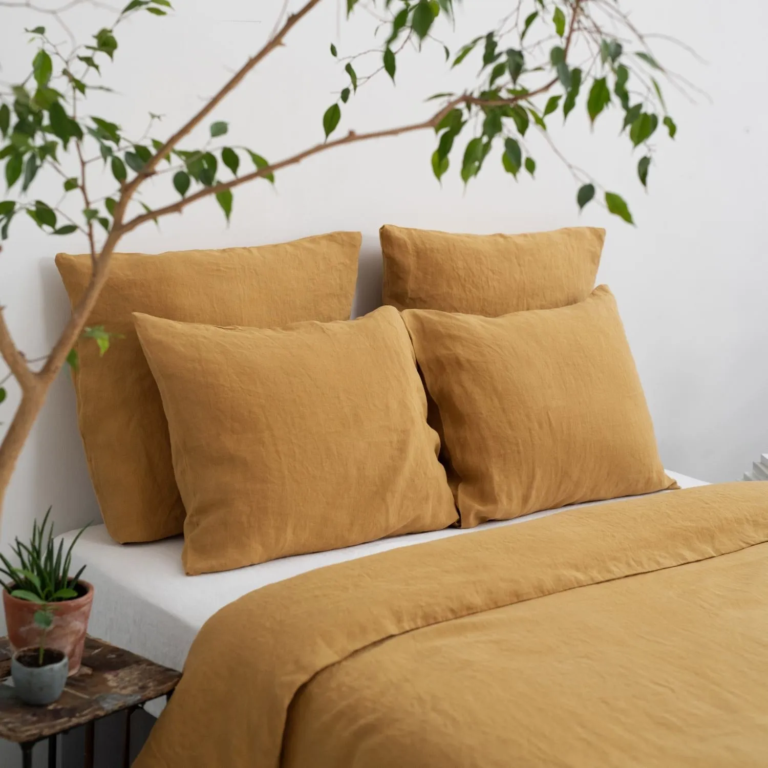 Amber Hemp Duvet Cover Set