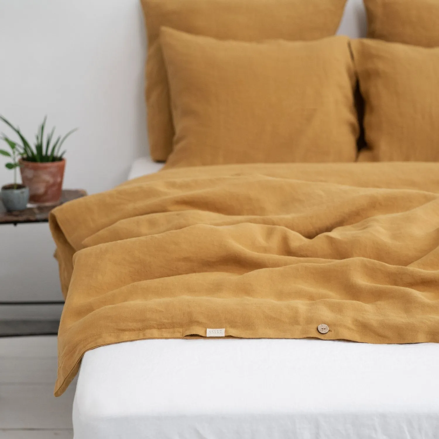 Amber Hemp Duvet Cover