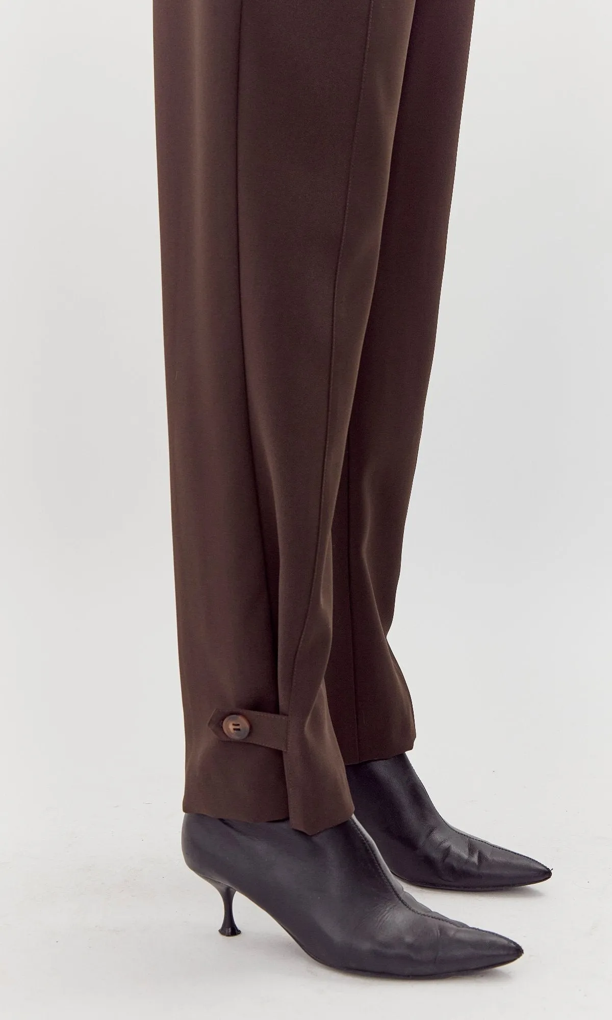 Andie High Waist Barrel Leg Trousers