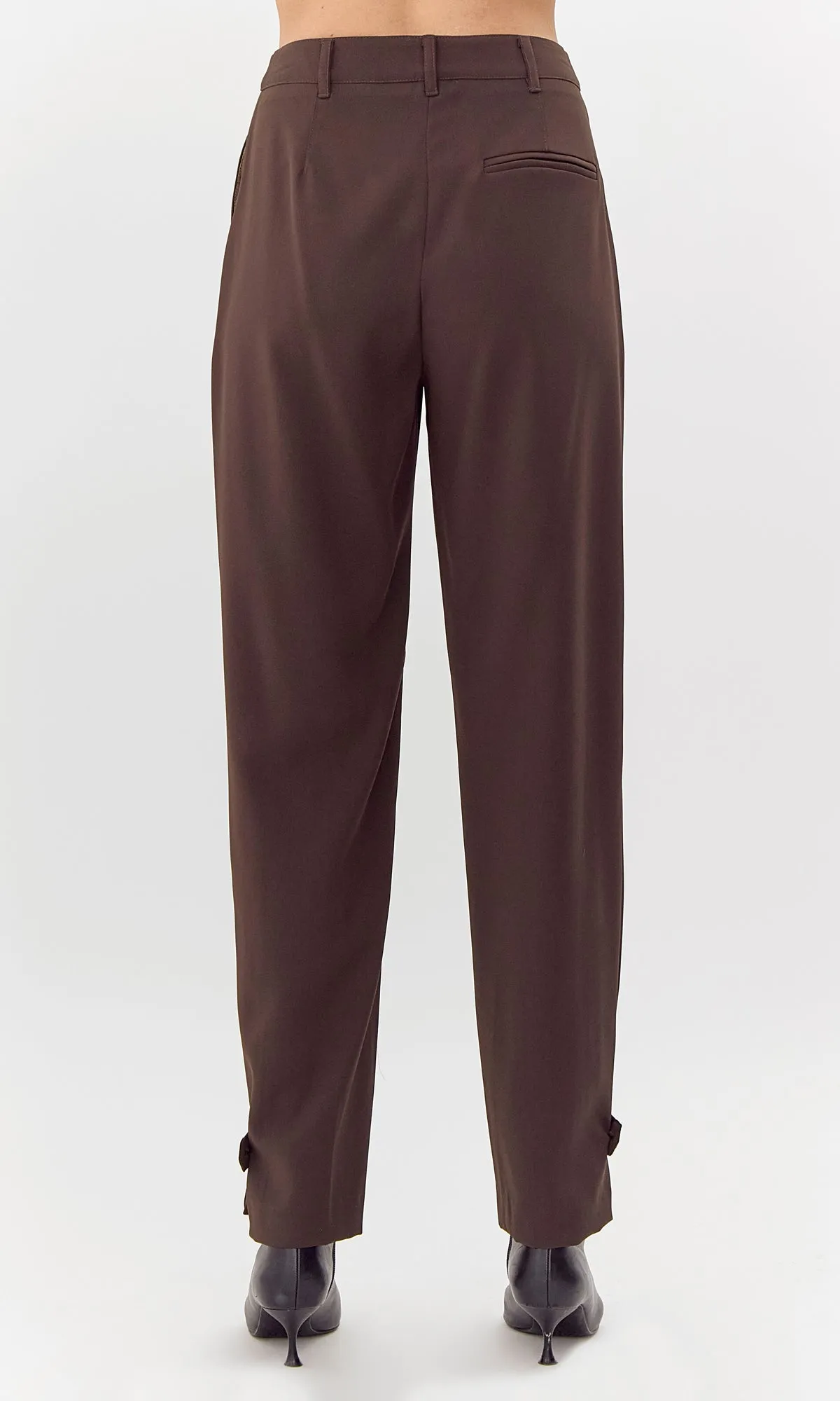 Andie High Waist Barrel Leg Trousers