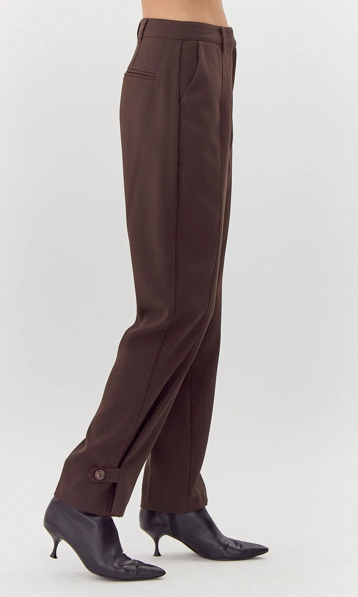 Andie High Waist Barrel Leg Trousers