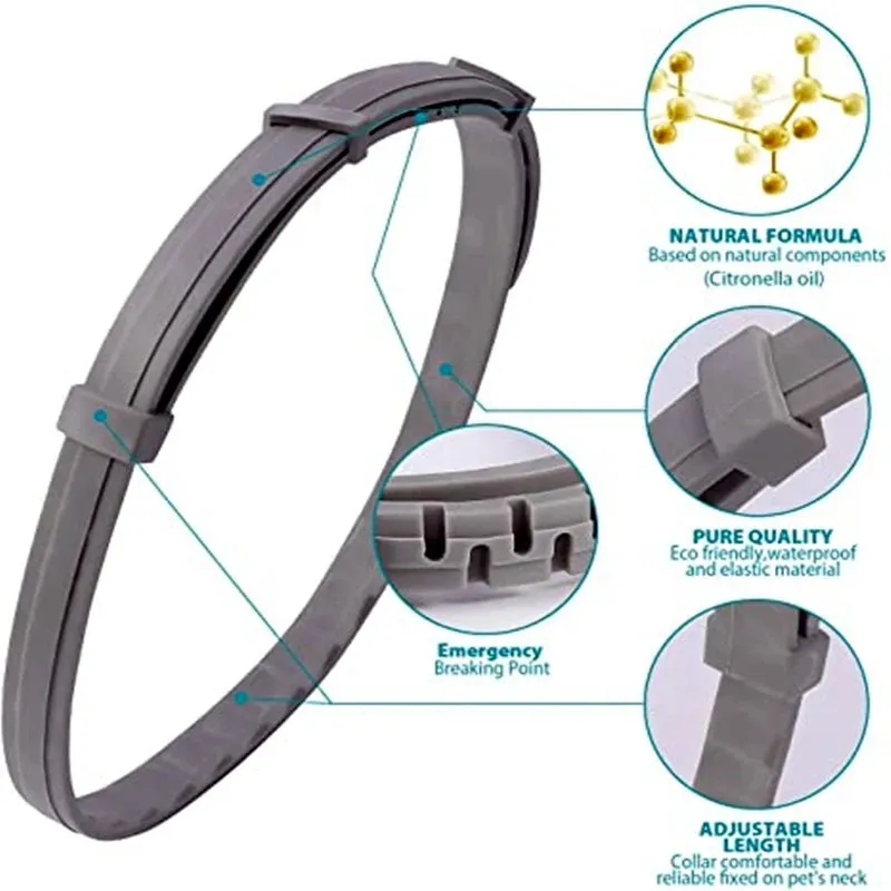 AnniePaw Anti-flea Anti-lick Cat Dog Collar 8 Month Protection