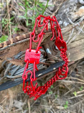 Astatic Red Custom Powder Coated Herm Sprenger Prong Collar for Dogs