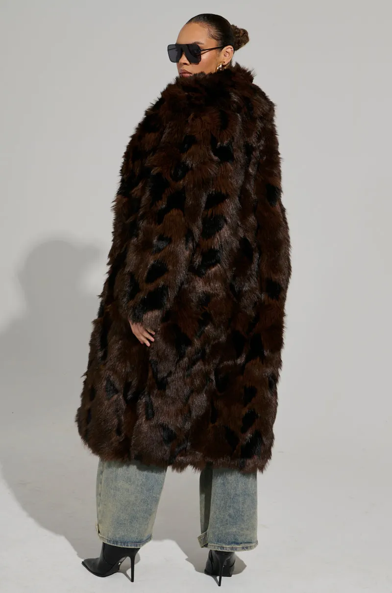AUSTIN FAUX FUR TRENCH